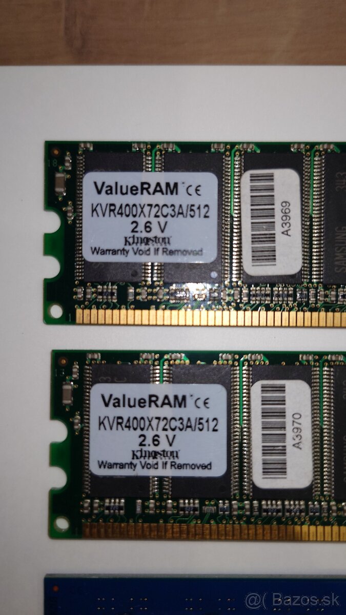DDR, DDR2 a DDR3 pamäte – Kingston, HyperX, Elpida, A-Data - 7