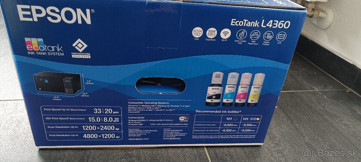 NOVA, NEROZBALENA - Epson EcoTank L4360 - 7