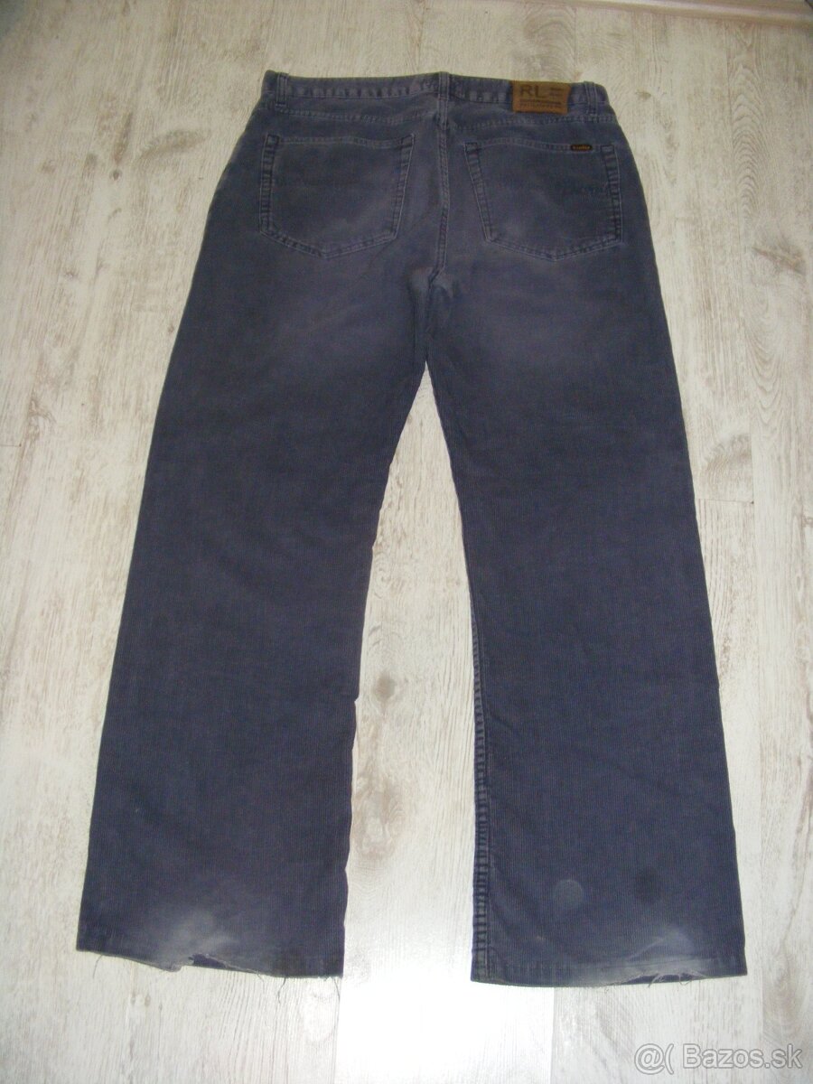 Pánske kordové džínsy Hilfiger a Ralph Lauren - 7