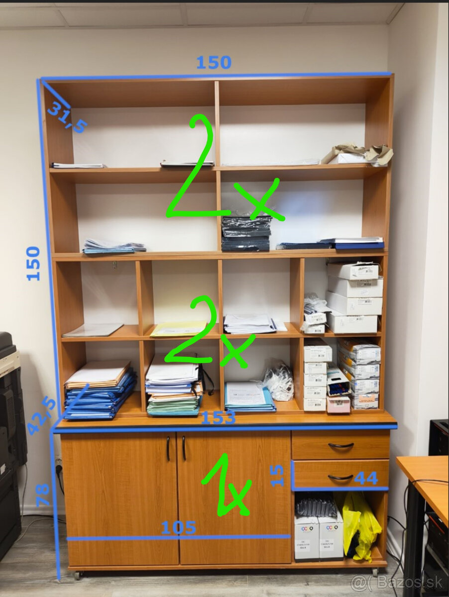 Predám prebytočný kancelársky nábytok - 7