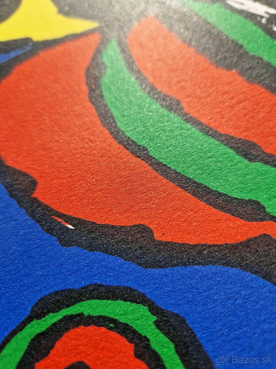 JOAN MIRO - Zľava (Litografia) (Bez rámu), Abstraktný surre - 7