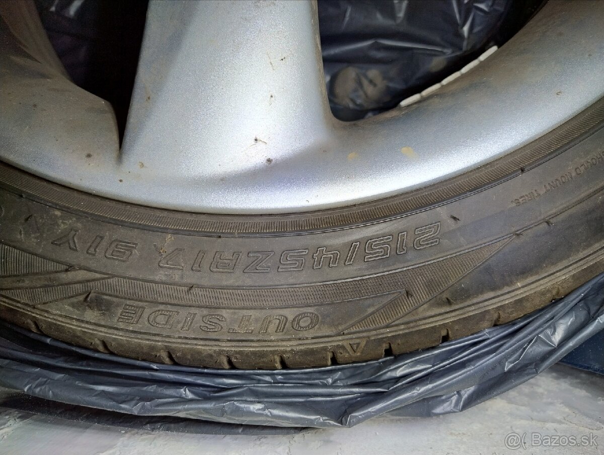 Kolesá Mazda 6 Originál R17 (letné gumy 5-6mm) - 7