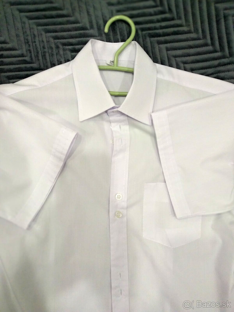 Chlapčenský oblek+košeľa+opasok na cca 13-14r - 7