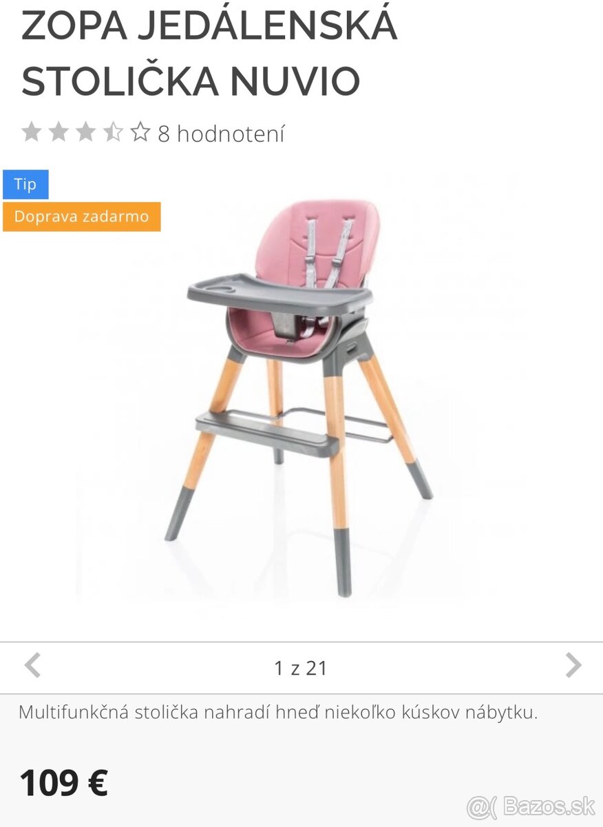 rastúca stolička na krmenie - 7