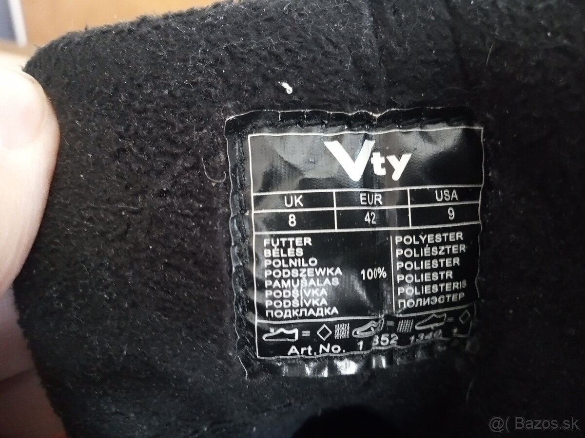 Panske zimne kozene topanky VICTORY. - 7