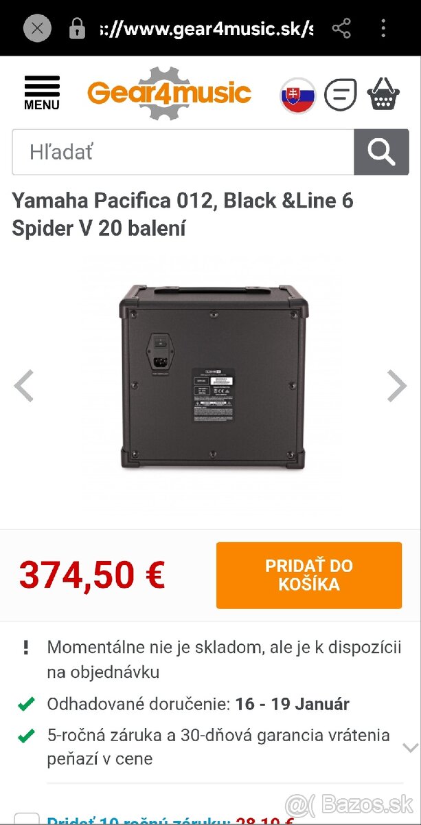 Elektronická gitara - 7