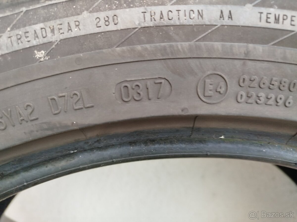 3ks Letné pneumatiky zn. Continental 245/45R19 - 7