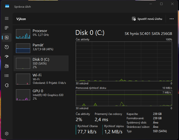 DELL Optiplex 5050 SFF, i5-7500, 256GB M.2., 8GB RAM - 7