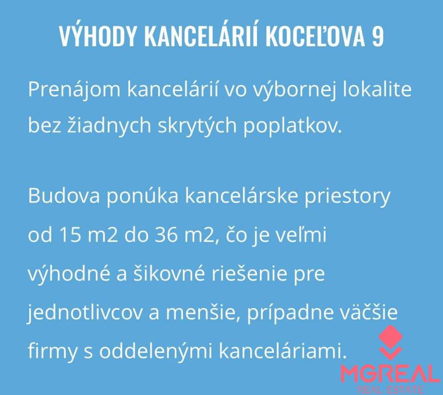 Dvojkancelária 34m2, Koceľova ul. - 7