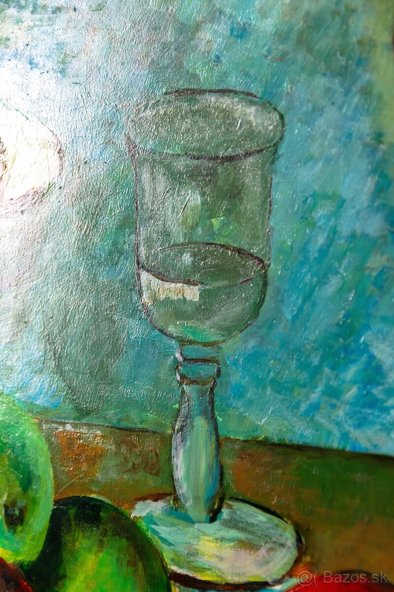 Expresívne zátišie, sign.Payer, 740 × 660 mm - 7