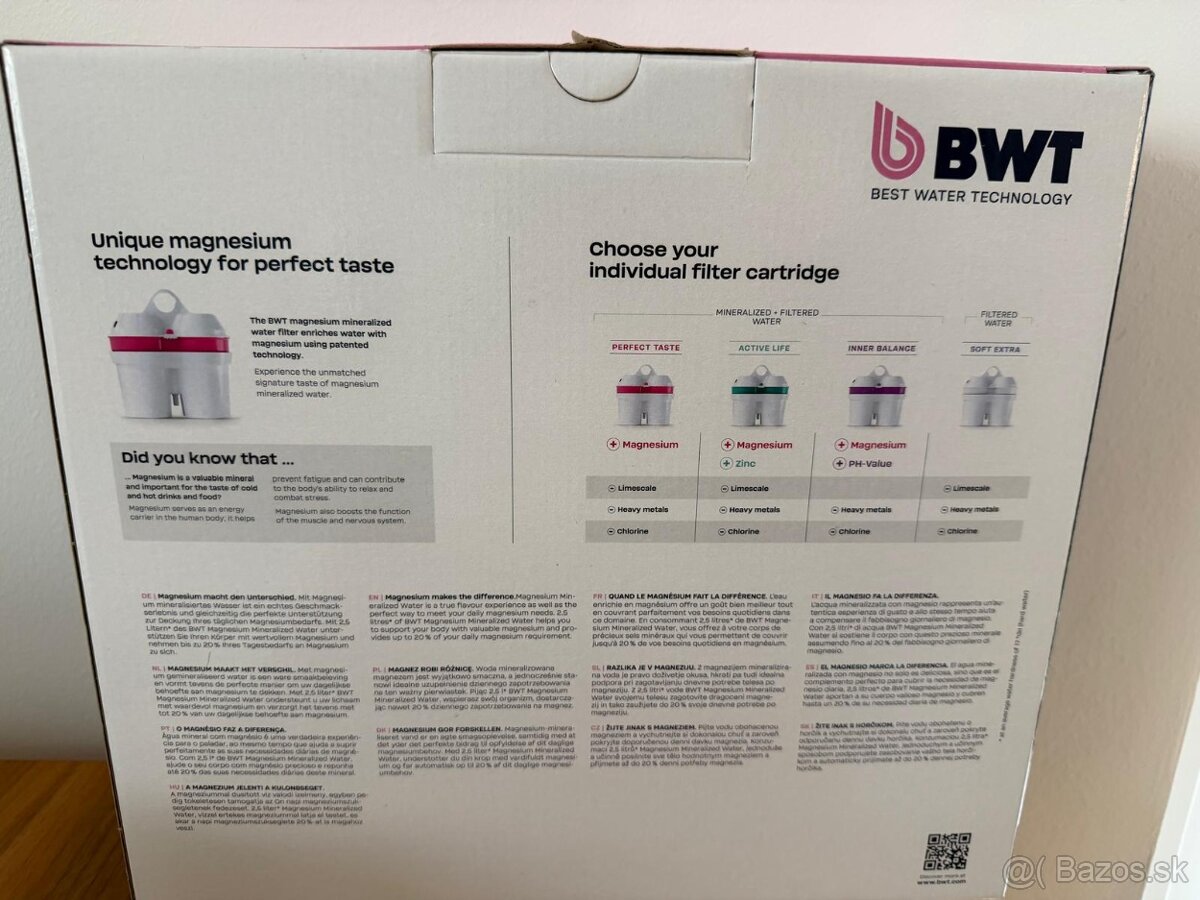 BWT VIDA filtračná kanvica biela + 3× filter - 7