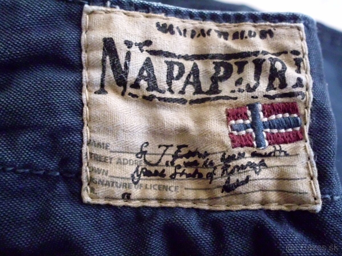 Napapijri pánske chino nohavice M 34/34 - 7