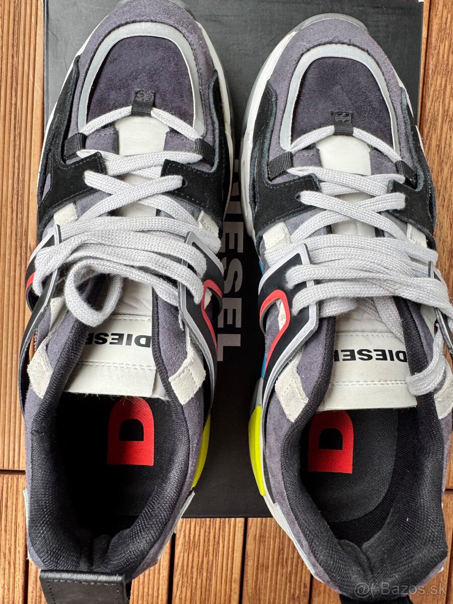 TENISKY DIESEL S-KIPPER LOW TREK II GREY/WHITE - 7