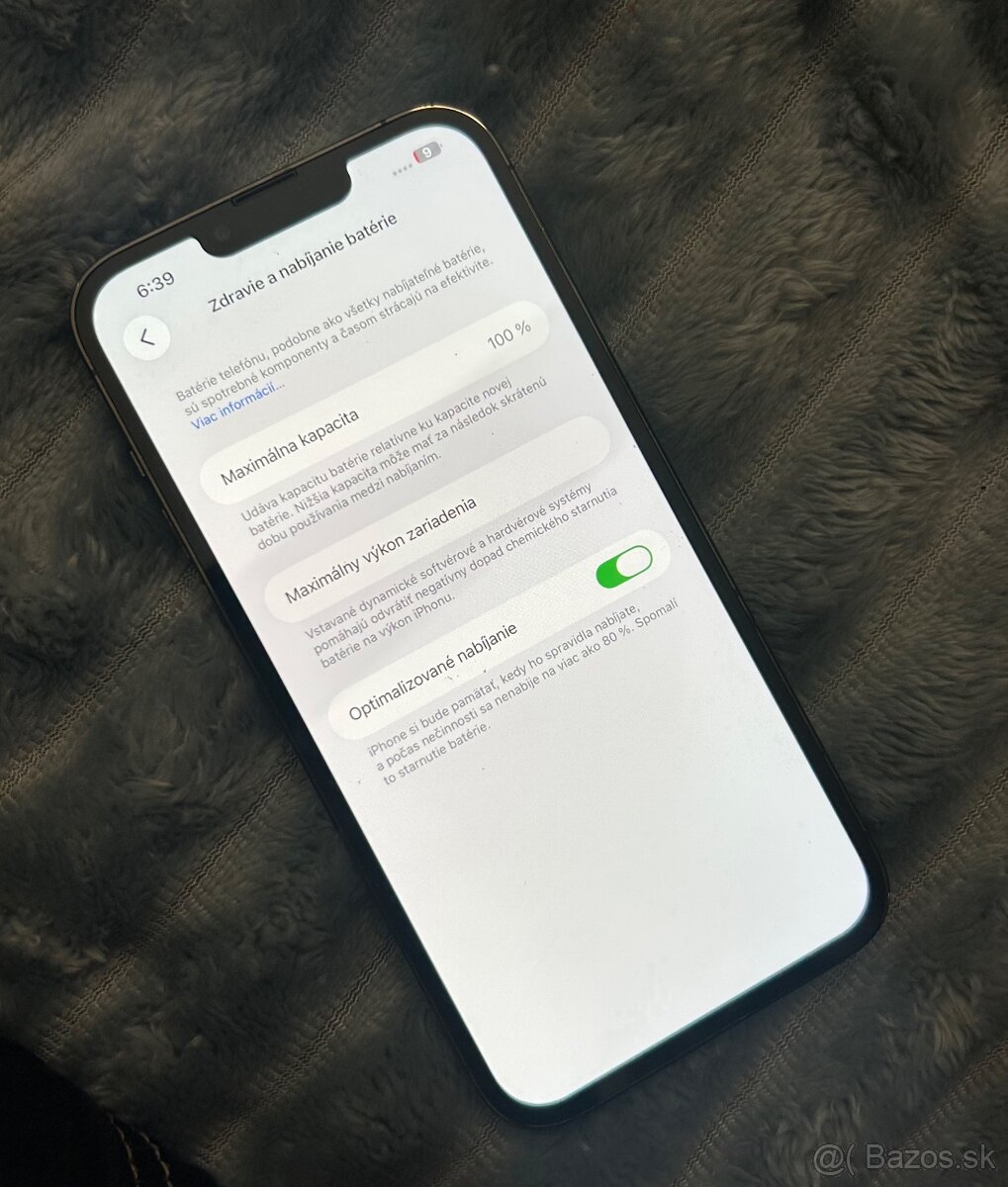 Iphone 13 pro max 128GB Graphite - 100% batéria - 7