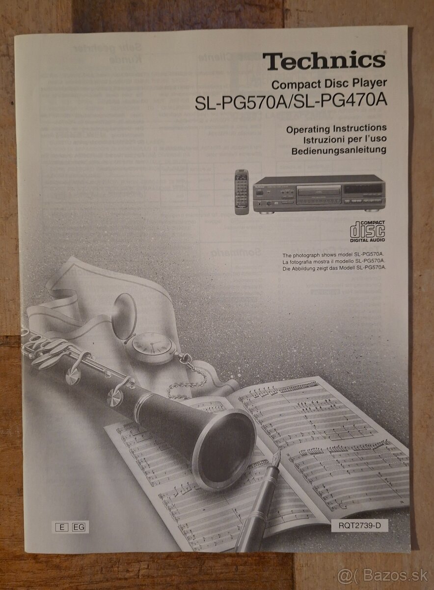 Technics 🥰 originál Manuali❤️ - 7
