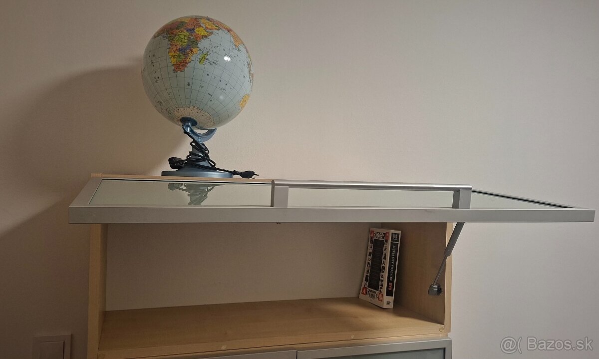 skriňa, knižnica, komoda a závesná skrinka - 7