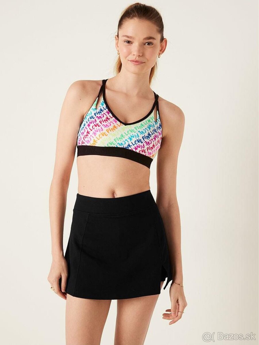 Victoria’s Secret Pink duhova farebna športova podprsenka - 7