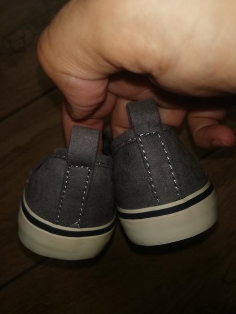 Šedé mokasínky velkost 22 - 7