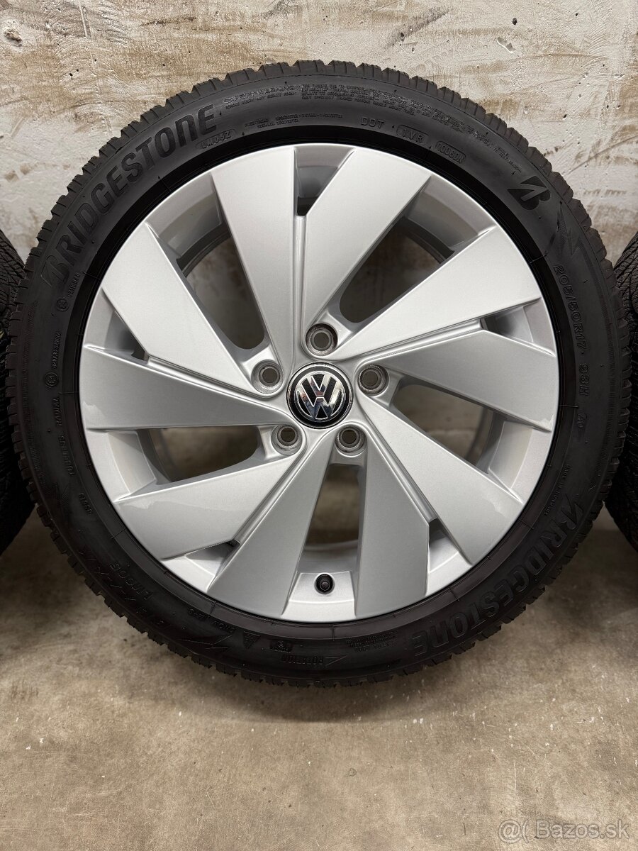 Zimná sada 5x112 R17 , 205/50/17 Golf Octavia A3 Passat - 7