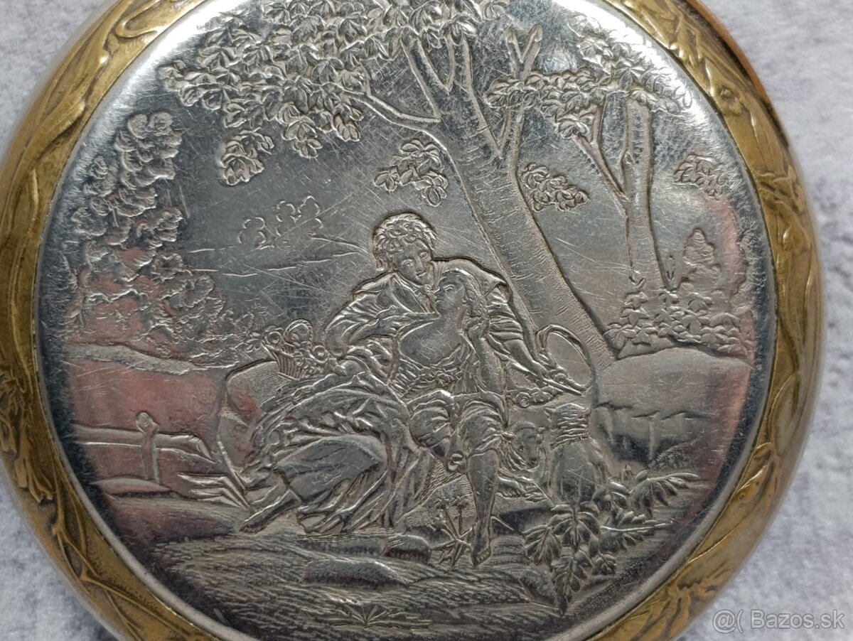 Obrovské 67mm kapesní hodinky Régulatéur, 192g - 7