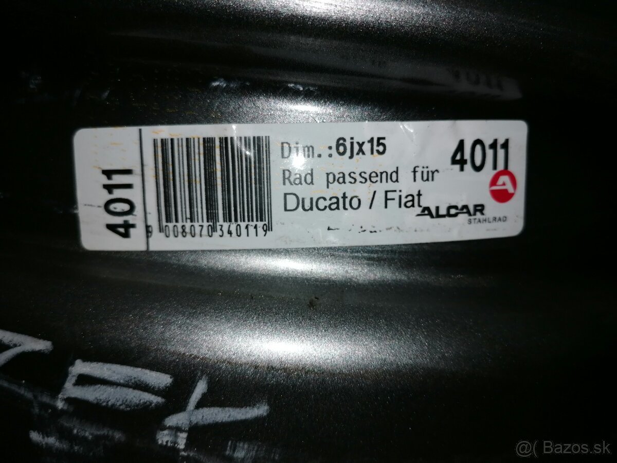 Predam plechové disky R15 5X118 - 7