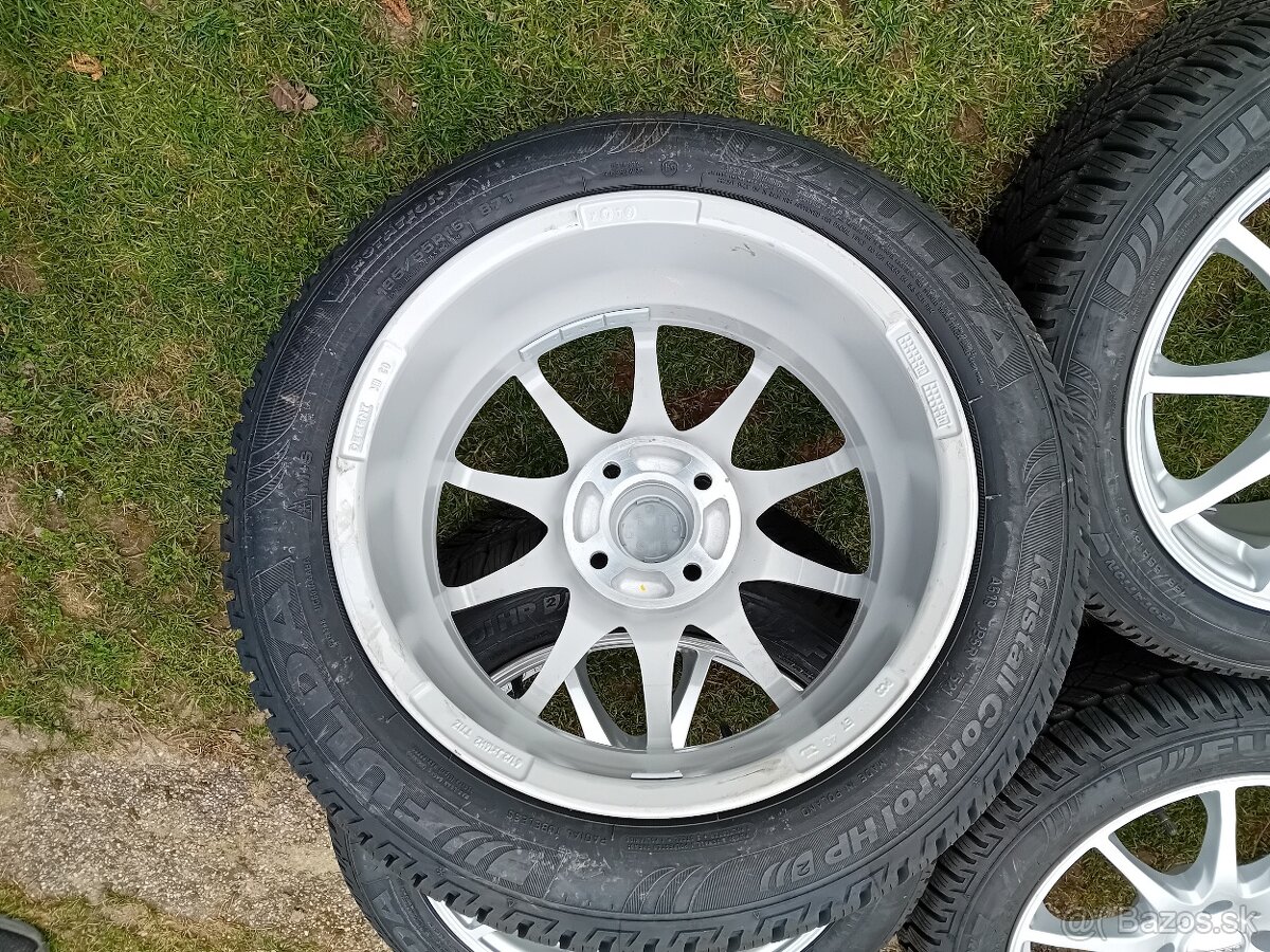 16" ALU 4x108 + TPMS + zimné 195/55 r16 10mm TOP NOVÉ - 7