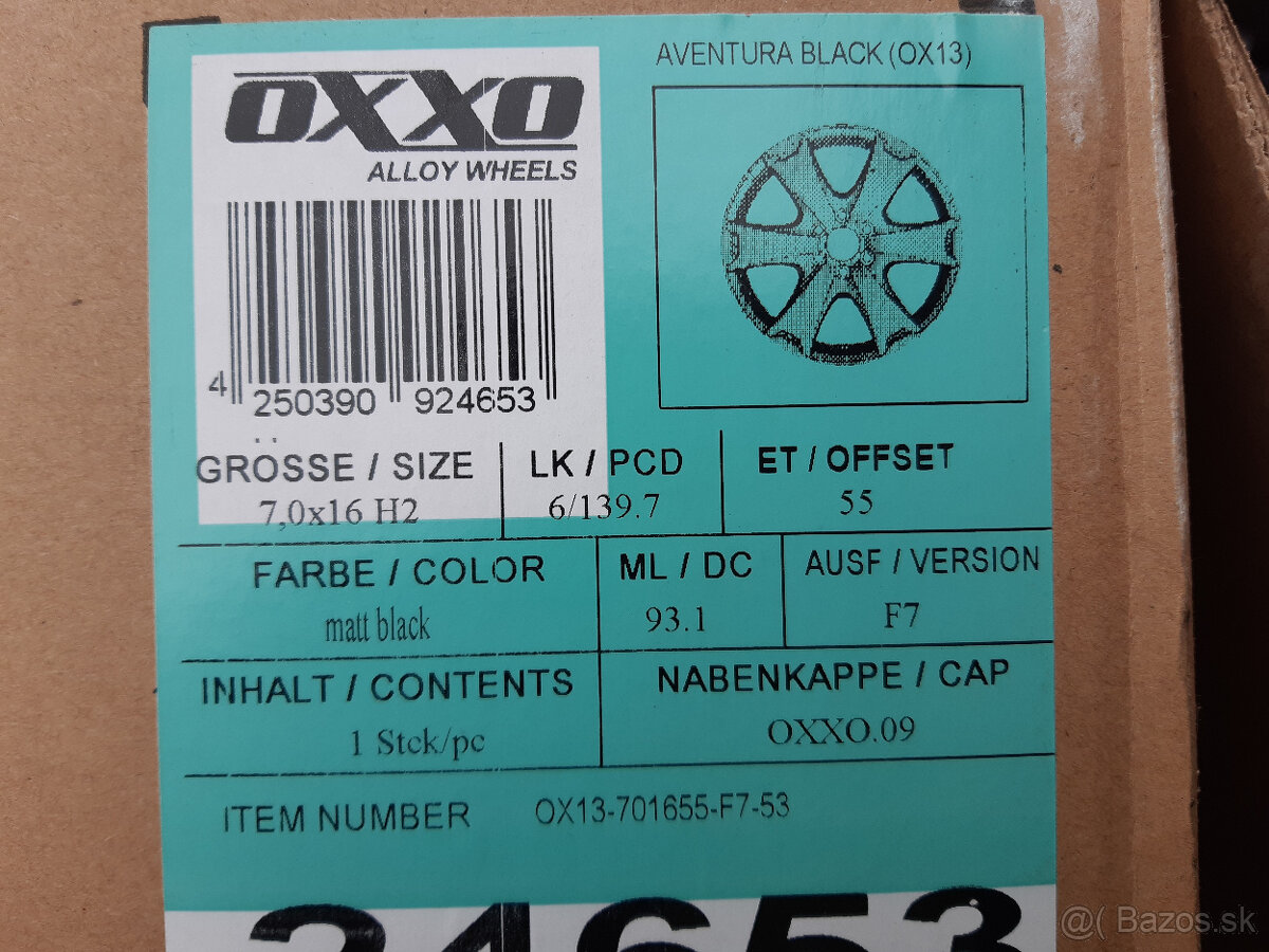 6x139,7 16" -nové - 7