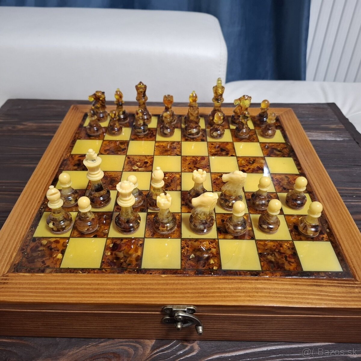 Luxusné jantárové šachy - 7