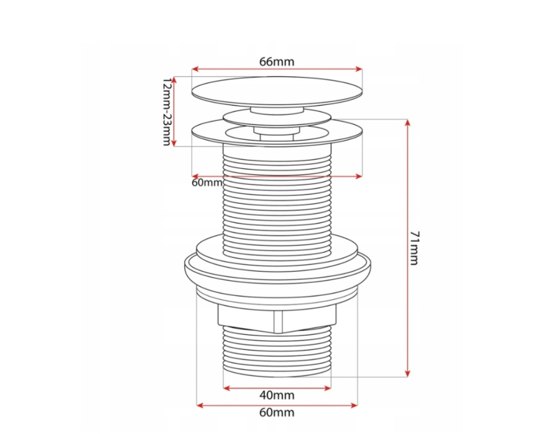 Umývadlová zátka - 7