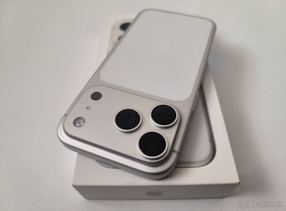 apple iphone 17 PRO 256gb Silver / Batéria 99% - 7