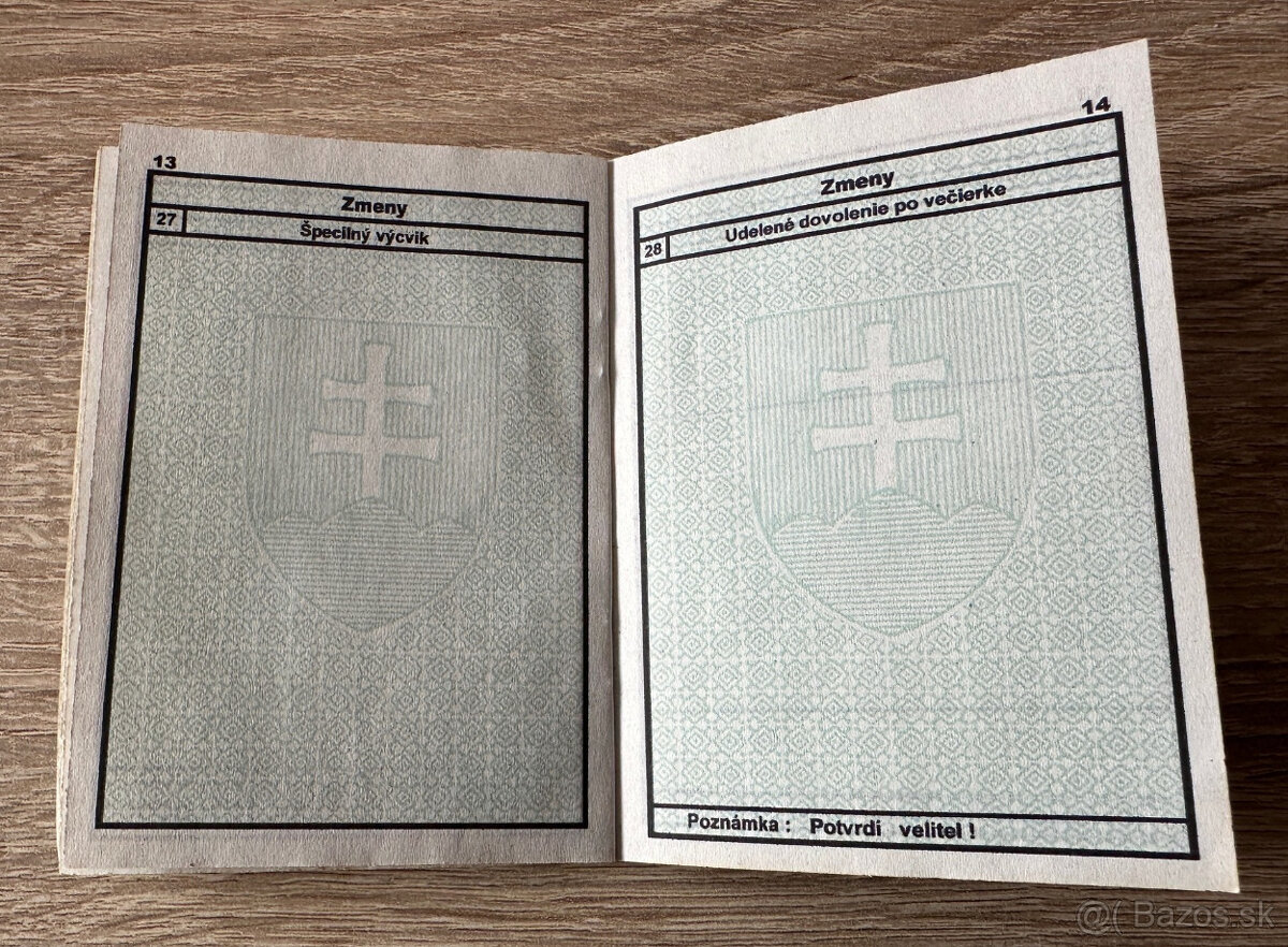 osobní preukaz voják Slovenský štát - 7