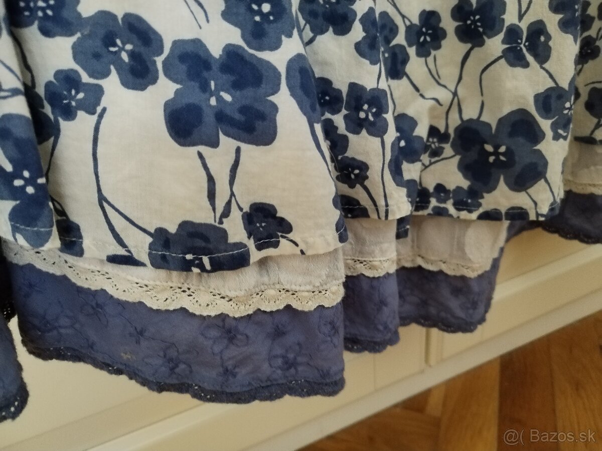 bavlnena sukňa modrá M&S - 7