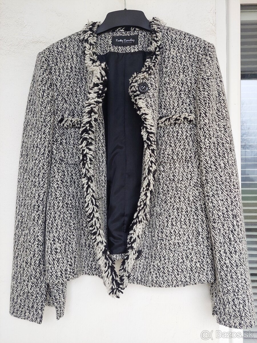 Dámsky kabát flaušový - 7