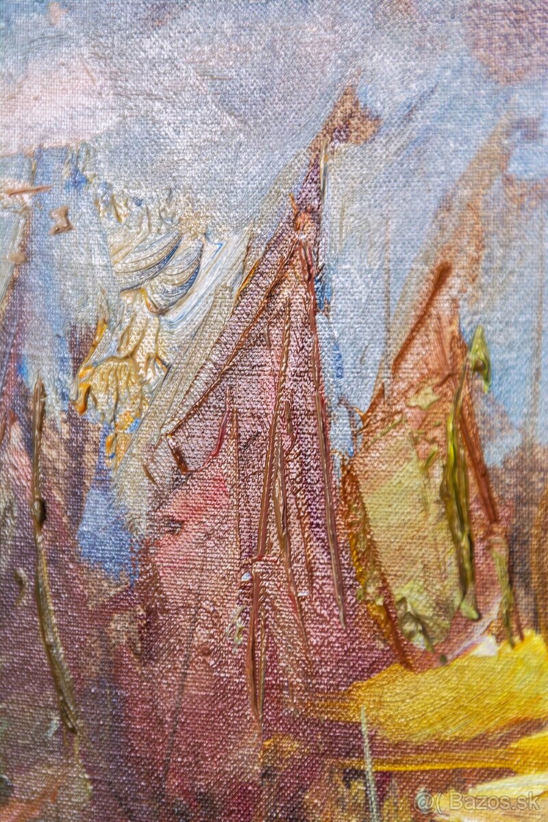 Trh , N.S.Esposito, olej na plátne, 800 × 600 mm - 7