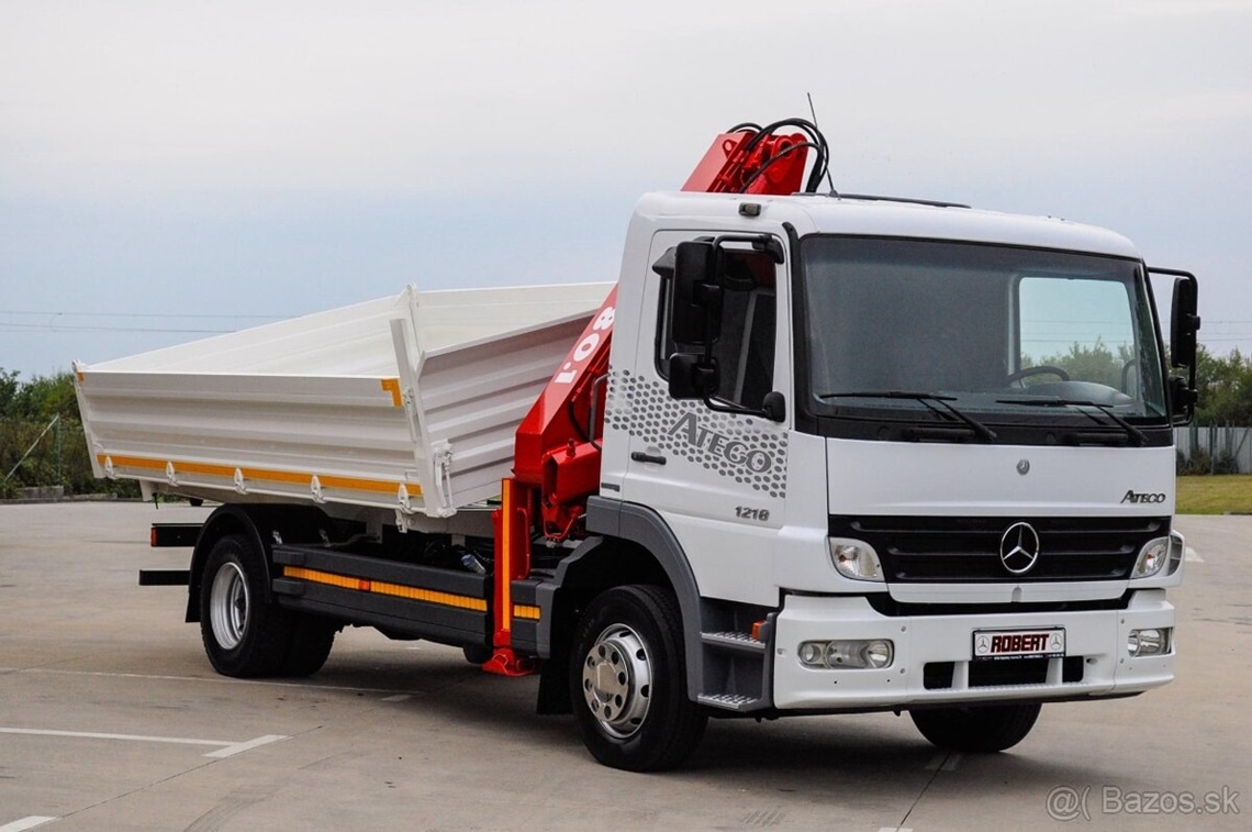 TROJSTRANNÝ SKLÁPAČ + HYDRAULICKÁ RUKA MERCEDES ATEGO 1218 - 7