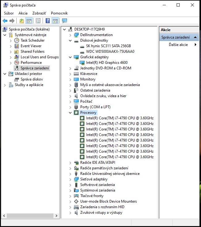 DELL Optiplex 7020, i7-4790, 256GB SSD + 500GB HDD, 16GB RAM - 7