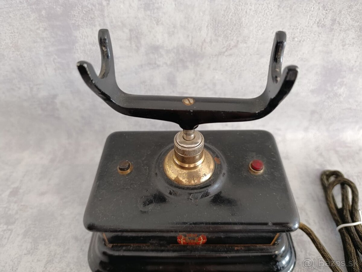 Velmi starý dánský telefon Jydsk z pošty z Kodaně. - 7