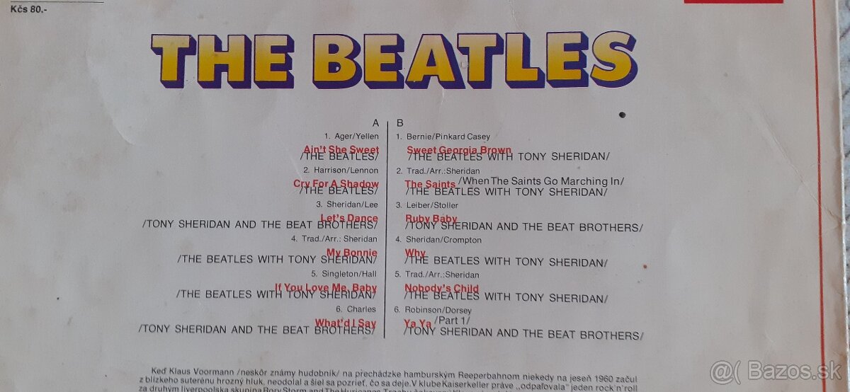 Predám MC kazety, DVD, obal LP Beatles - 7