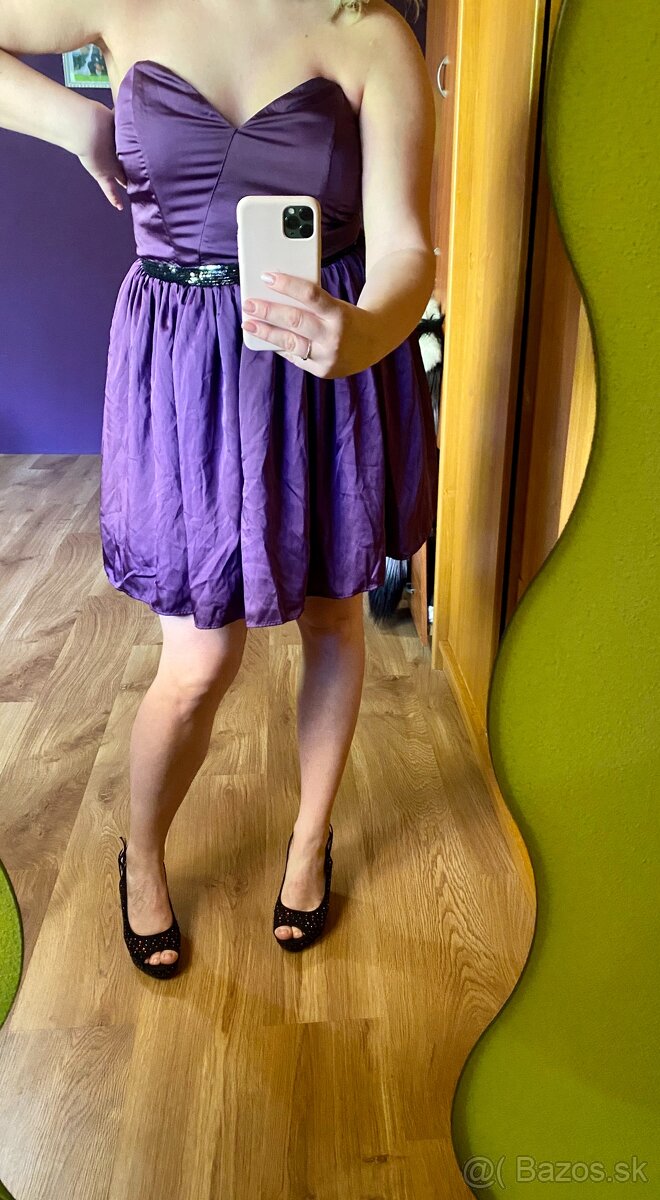 idol london violet damske spolocenske saty - 7