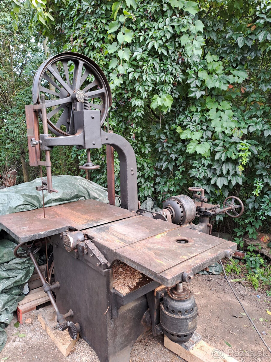 Predám starožitný drevoobrábací kombinovaný stroj - 7