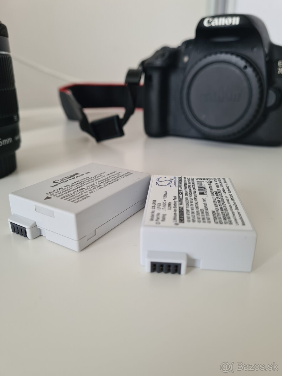 Canon EOS 700D + EFS 18-55mm + statív | TOP stav - 7