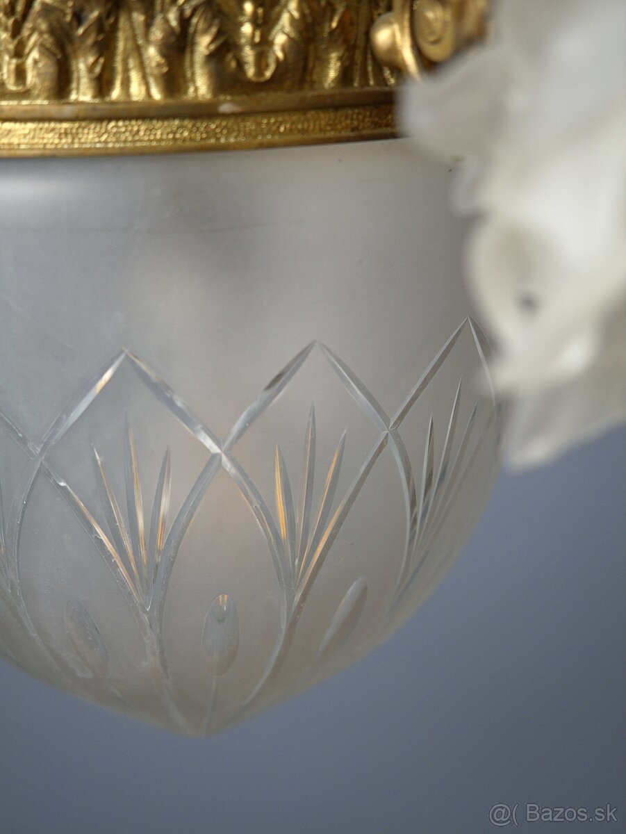 Starožitný secesný luster - 7