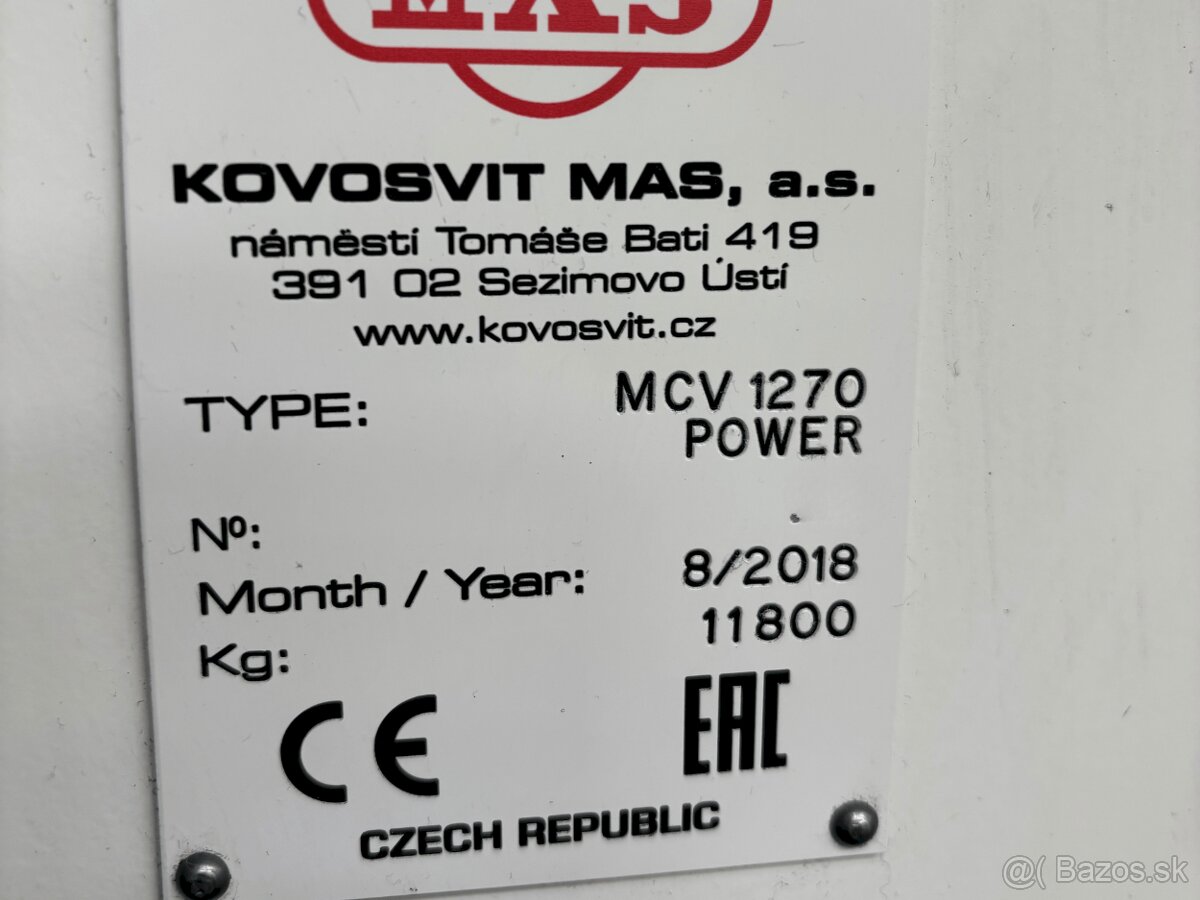 Obráběcí centrum MAS MCV 1270 Power (2018) - 7