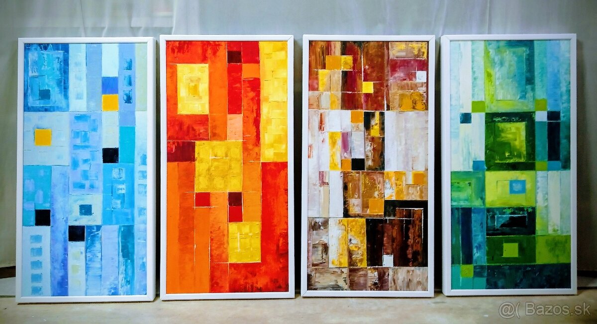 Olejomaľba abstraktná - 7