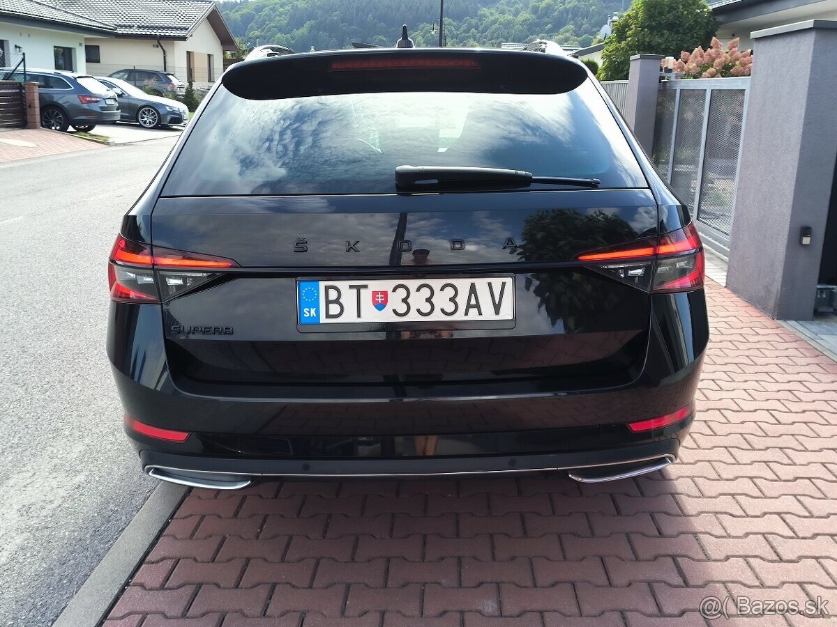 Superb FL SportLine 2.0 TDI 190k 7°DSG, Virtual, MATRIX, DPH - 7
