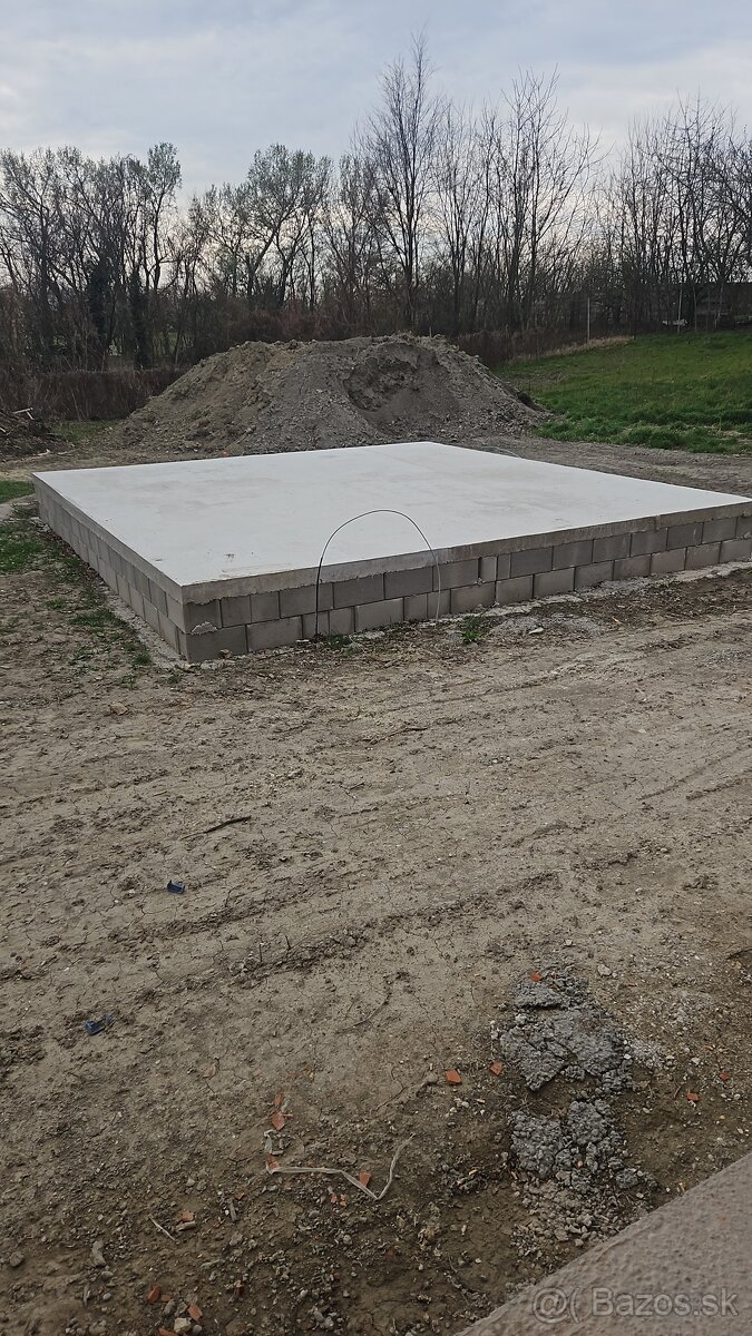 Základy,základové dosky BA,SC,PK a okolie - 7