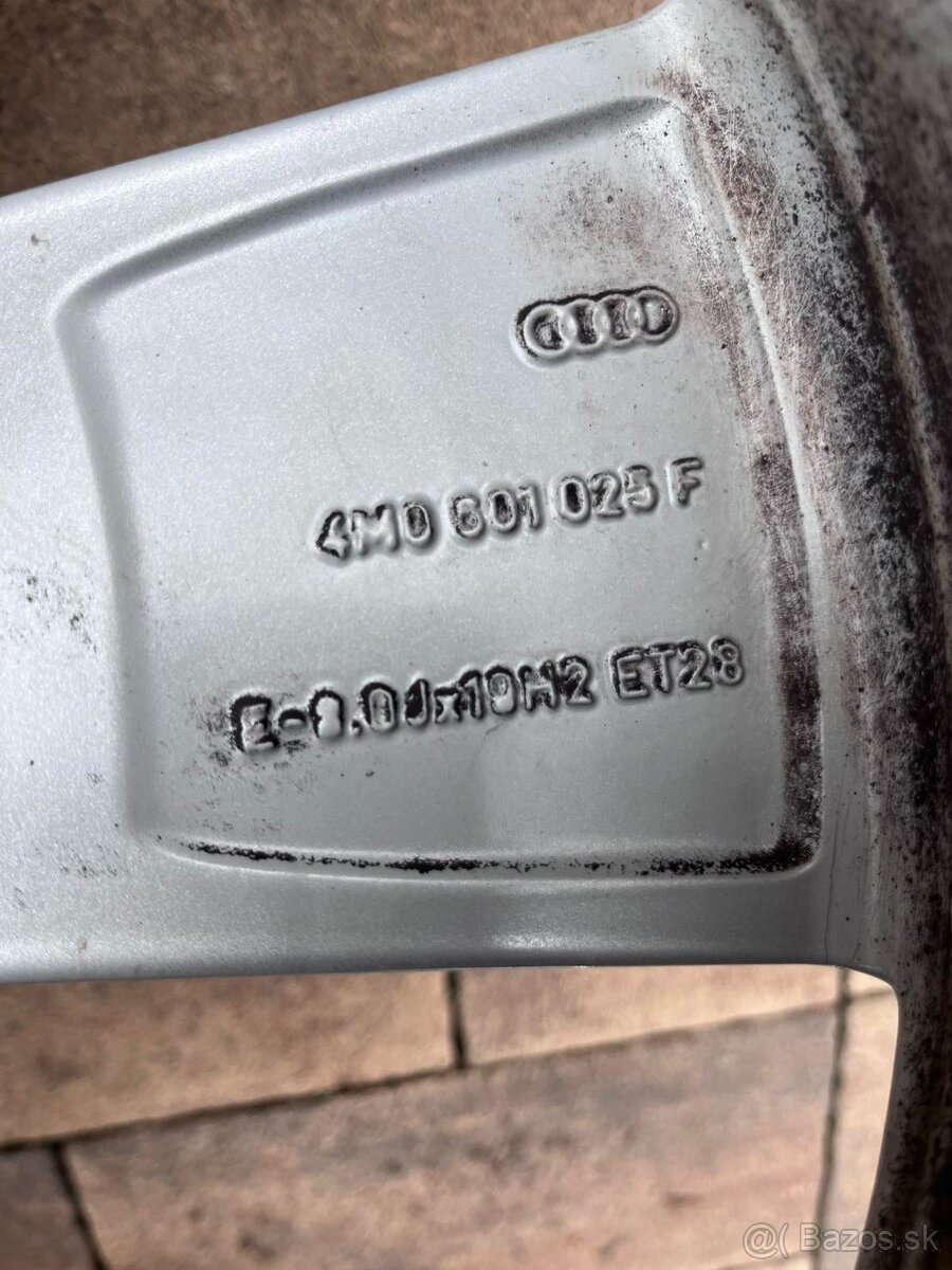 Orig. hliníkové disky Audi R19, 5x112 - 7