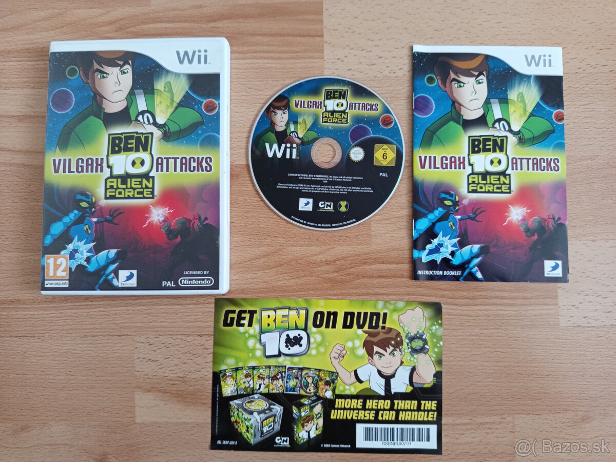 Nintendo Wii - Motion Plus ovládač+doska WiiFit Board+10HIER - 7