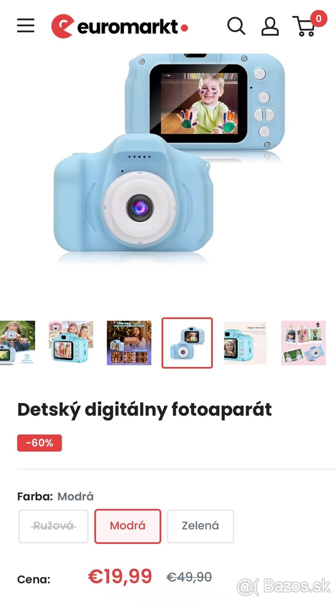 Detský digitálny fotoaparát - 7