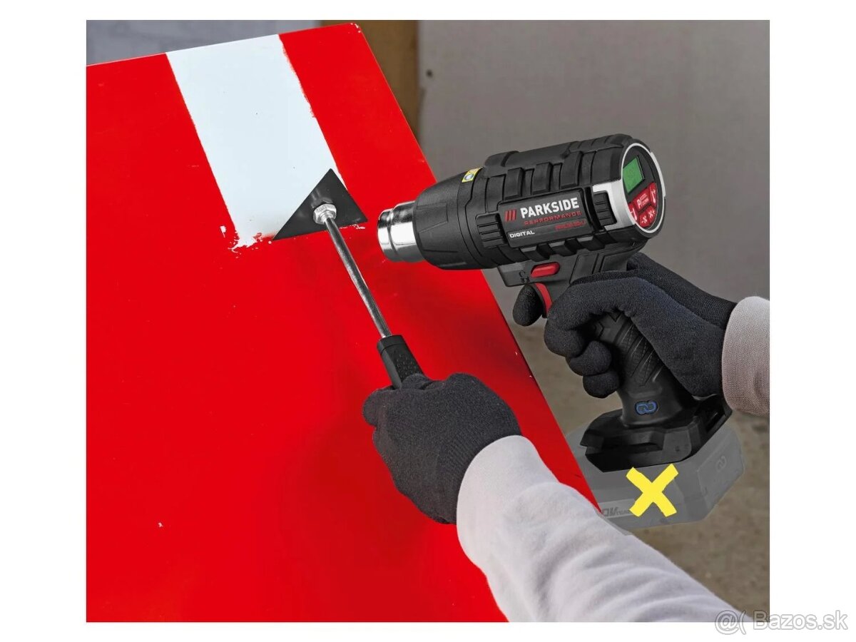 Digitálna Performance Parkside teplovzdušná pištol - 7